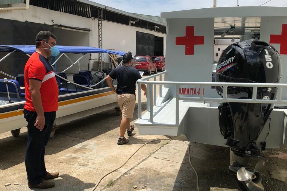 Emenda do deputado Abdala Fraxe garante ambulancha para comunidade ribeirinha de Humaitá