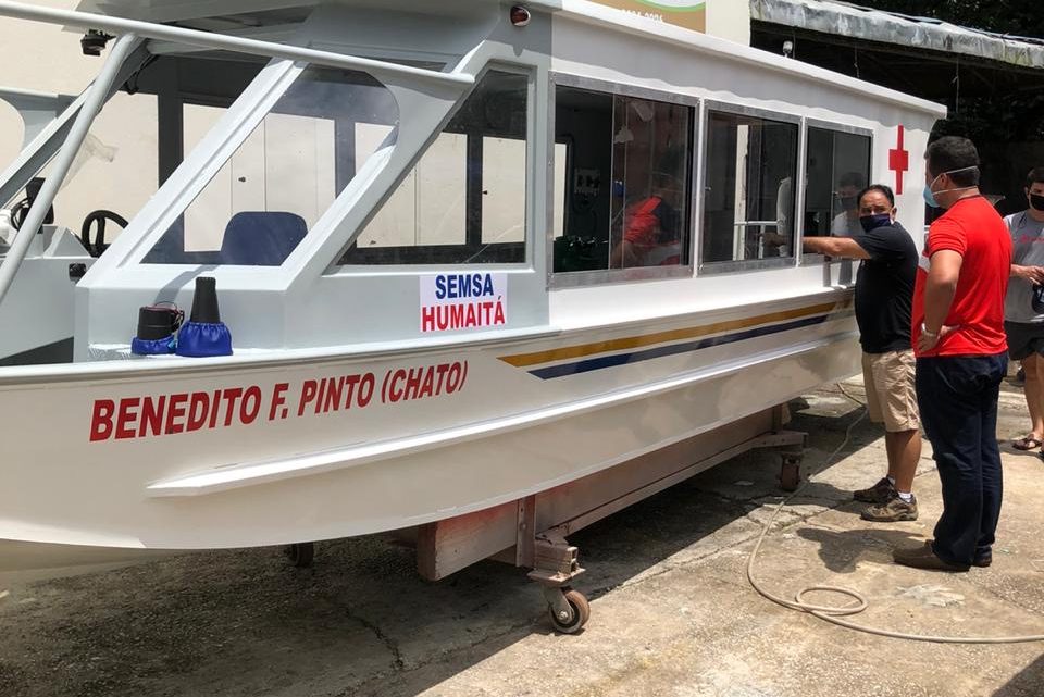 Abdala Fraxe anuncia entrega de mais uma ambulancha para reforço na saúde de Humaitá